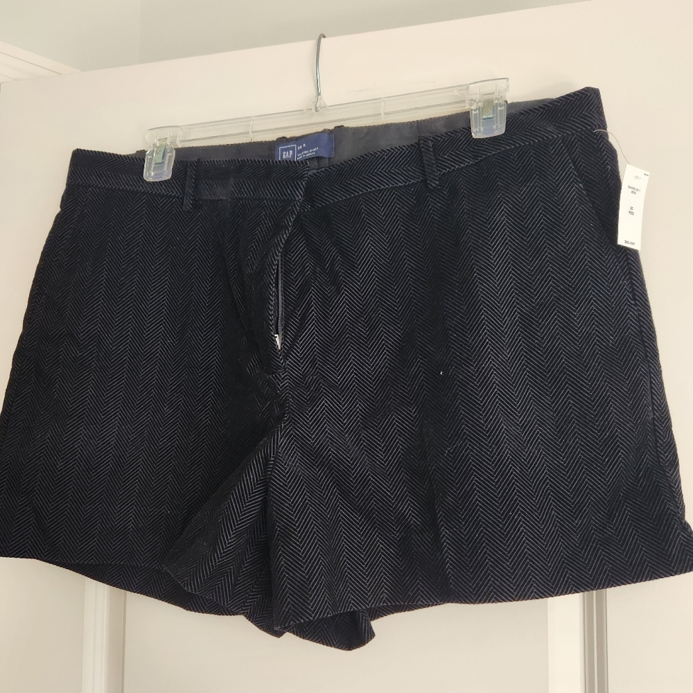 Gap Velvet Herringbone Shorts